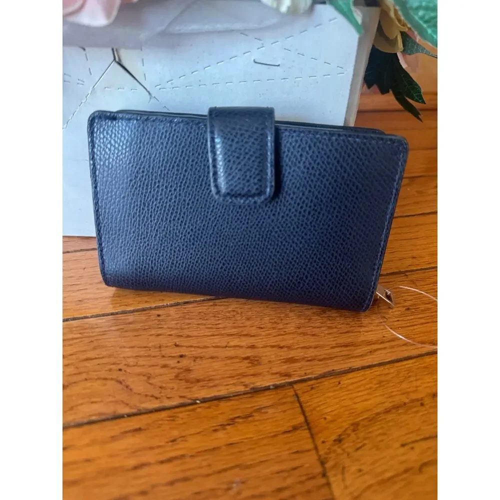 Coach F53839 Colorblock Crossgrain Leather Medium Corner Zip Wallet (600